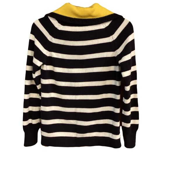 LRL Lauren Jean Co Sweater Women Small Blue 1/4 Zip Ralphcore Preppy Aca… - Picture 2 of 11